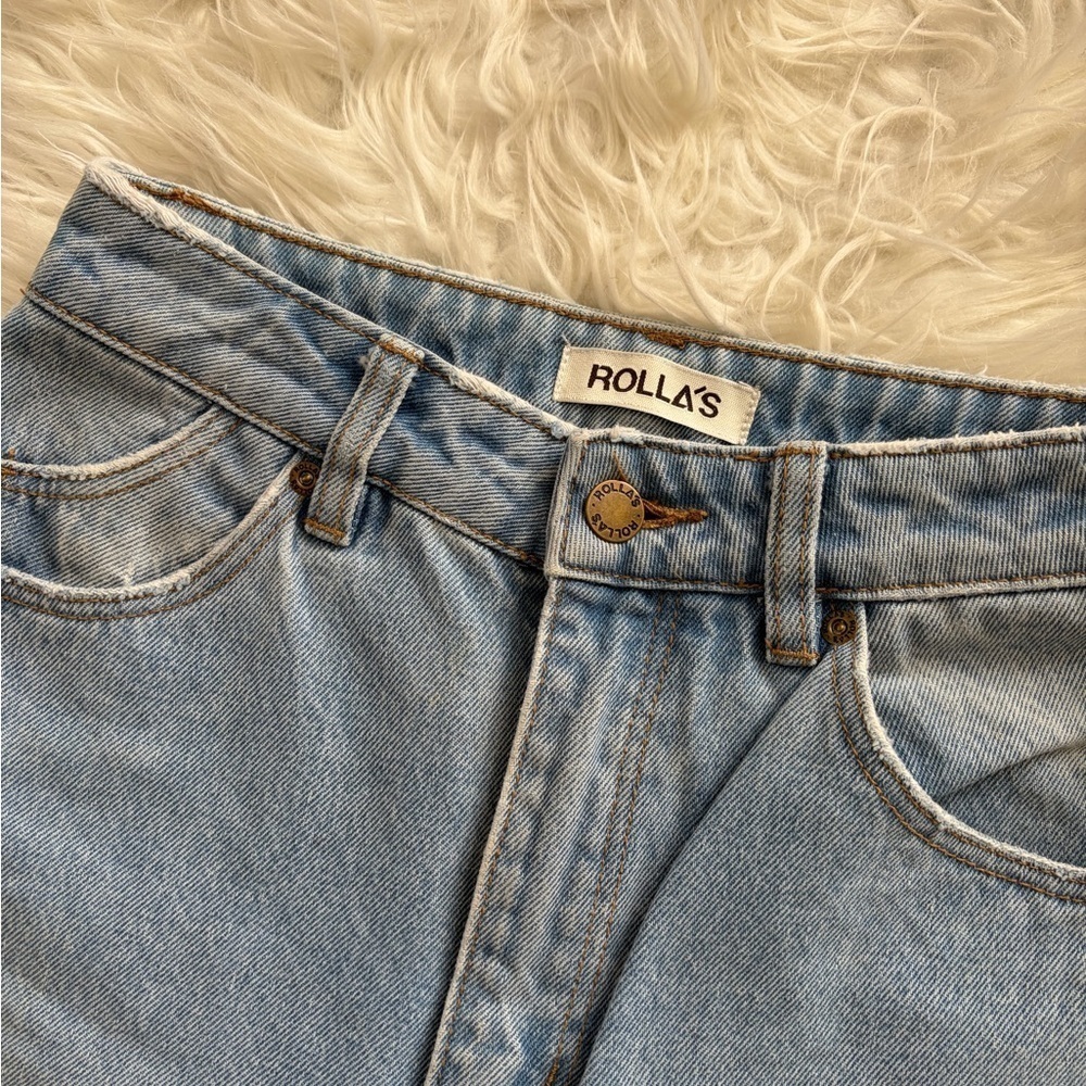 Rollas Heidi High Rise Loose Straight Leg Jeans - Picture 5 of 8